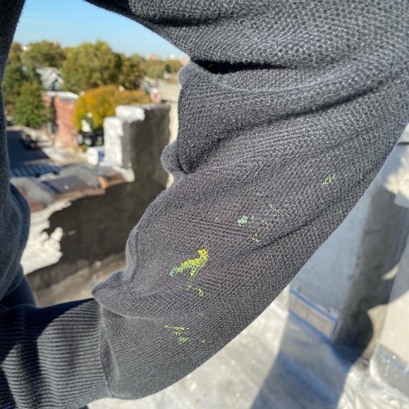 ✨Vintage Polo golf navy button up sweater - Picture 5 of 8